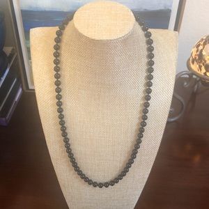 Black Pearl (faux?) necklace